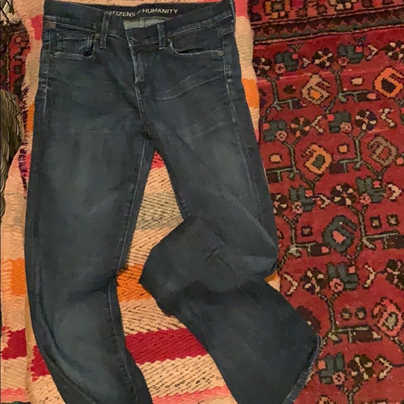 Citizens of humanity dark soft denim - Picture 3 of 5